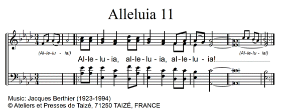 Allelia 11 Score SATB