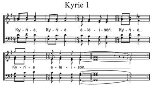 Kyrie 1 Taize Score SATB Larger