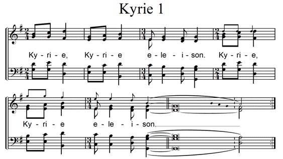 Kyrie 1 Taize Score SATB