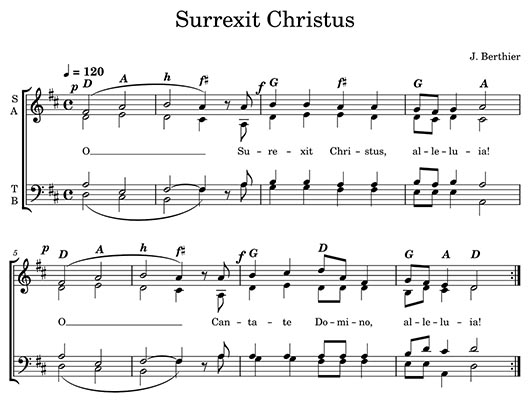 Surrexit Christus Score Taize SATB
