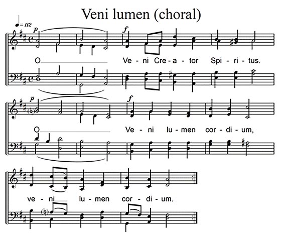 Veni Lumen choral Score SATB