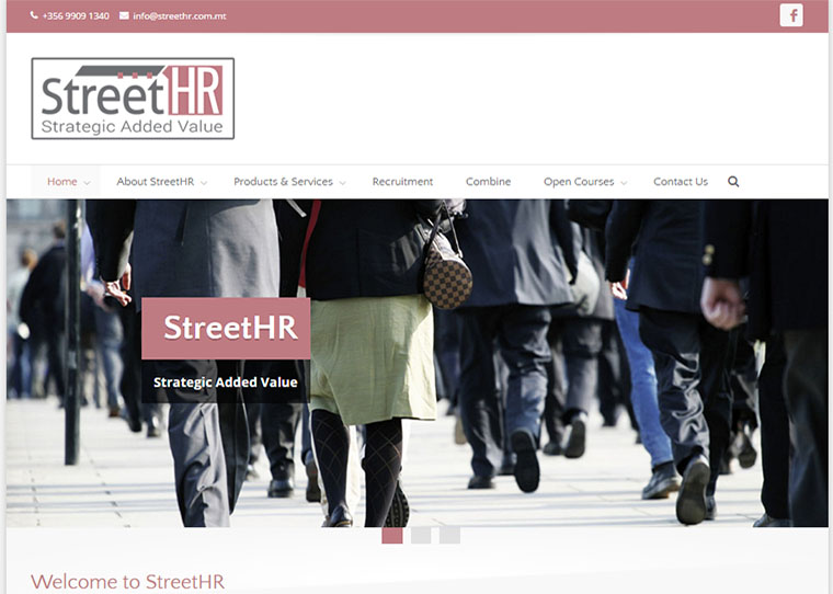 BonSystems Malta Web Development Solutions Portfolio StreetHR Website 760px StreetHR Website